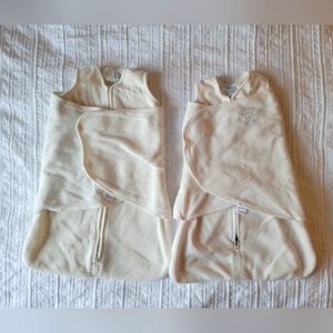 HALO Innovations Sleepsack Micro-Fleece Swaddle Wraps (newborn, bundle of 2)